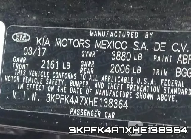 3KPFK4A7XHE138364 фото 10