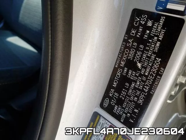 3KPFL4A70JE230604 фото 2