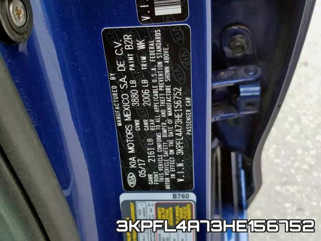 3KPFL4A73HE156752 фото 2