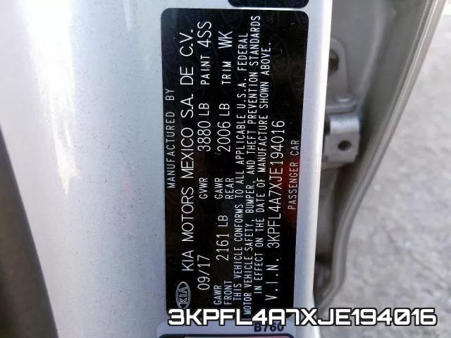 3KPFL4A7XJE194016 фото 2