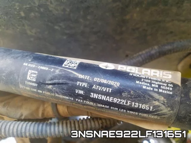 3NSNAE922LF131651 фото 2