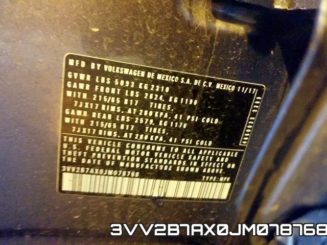 3VV2B7AX0JM078768 фото 2
