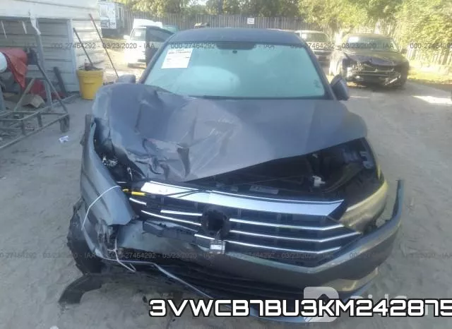 3VWCB7BU3KM242875 фото 7