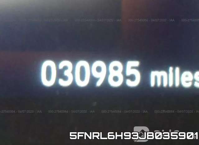 5FNRL6H93JB035901 фото 8