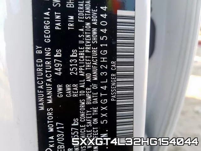 5XXGT4L32HG154044 фото 2
