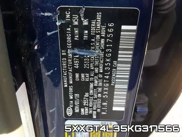 5XXGT4L35KG317566 фото 2