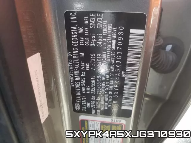 5XYPK4A5XJG370930 фото 2