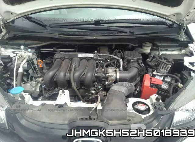 JHMGK5H52HS018939 фото 2
