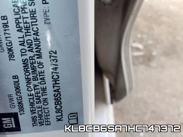 KL8CB6SA7HC747372 фото 2