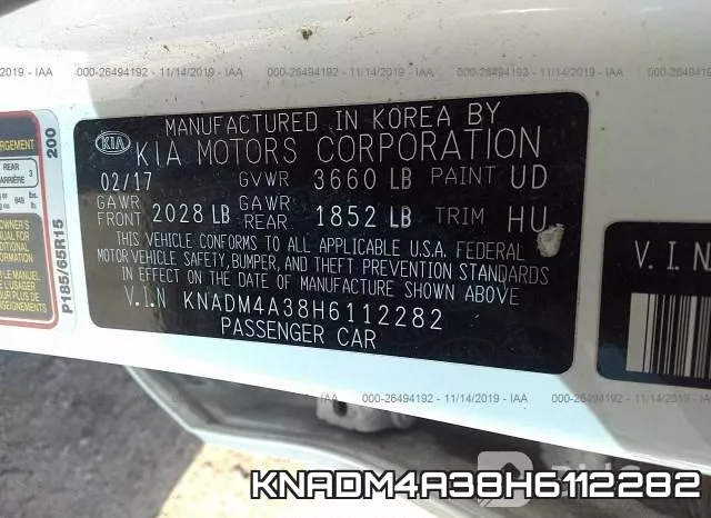 KNADM4A38H6112282 фото 10