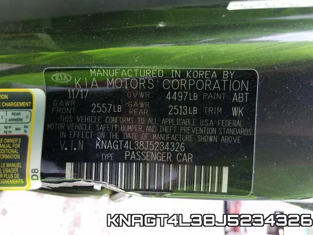 KNAGT4L38J5234326 фото 2