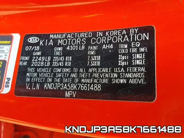 KNDJP3A58K7661488 фото 2