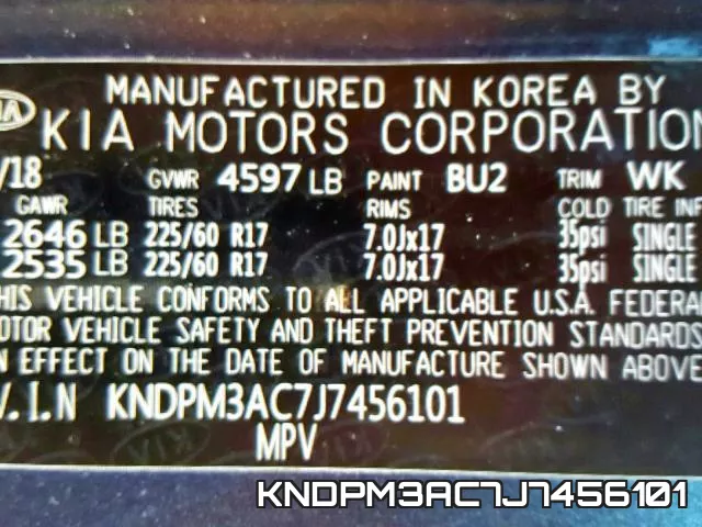 KNDPM3AC7J7456101 фото 2