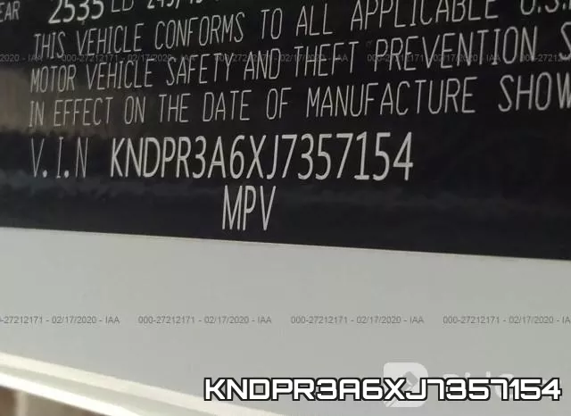 KNDPR3A6XJ7357154 фото 10