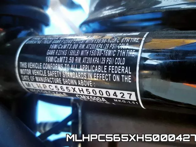 MLHPC565XH5000427 фото 2