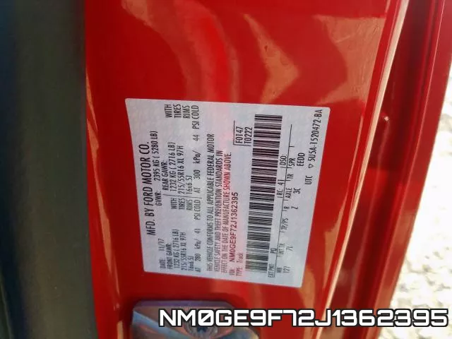 NM0GE9F72J1362395 фото 2