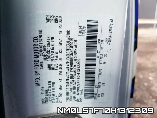 NM0LS7F70H1312309 фото 2