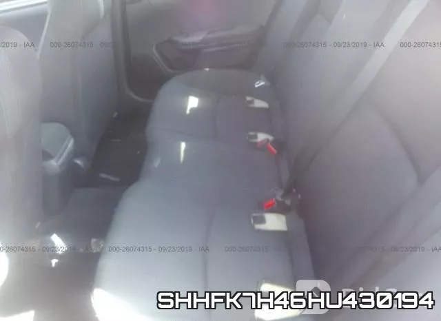 SHHFK7H46HU430194 фото 9