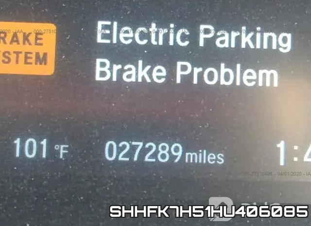 SHHFK7H51HU406085 фото 8