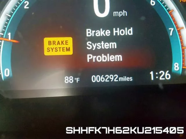 SHHFK7H62KU215405 фото 9