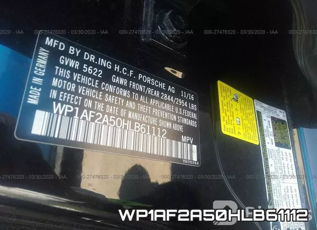 WP1AF2A50HLB61112 фото 10