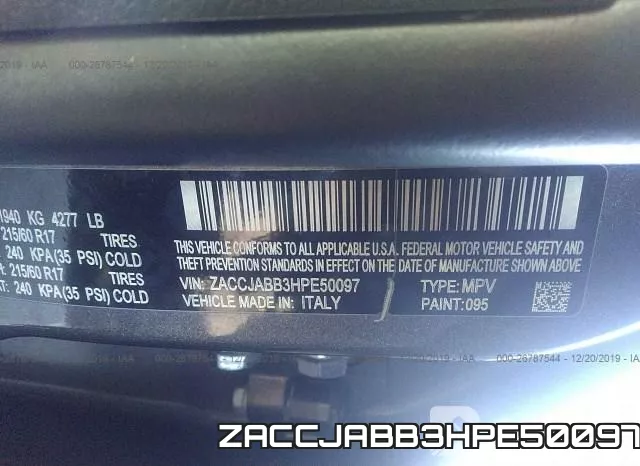 ZACCJABB3HPE50097 фото 10