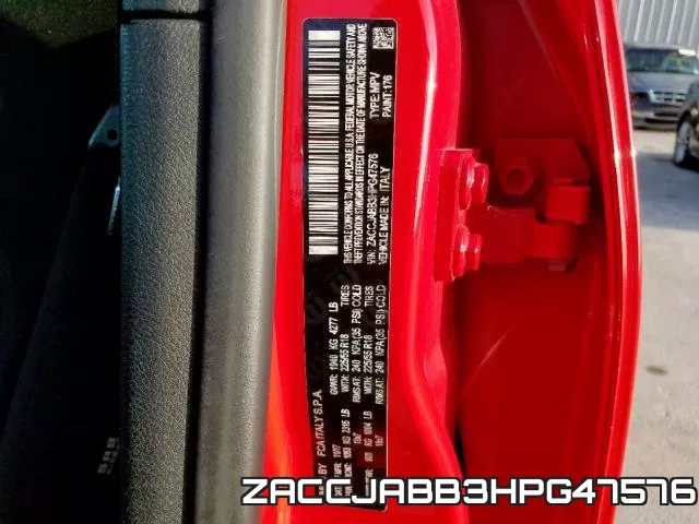 ZACCJABB3HPG47576 фото 2