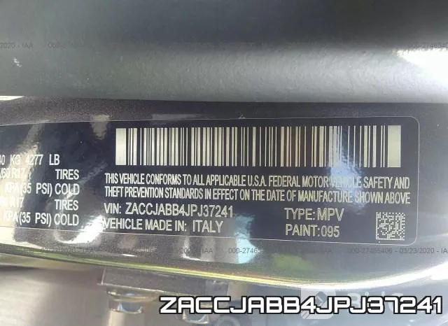 ZACCJABB4JPJ37241 фото 10