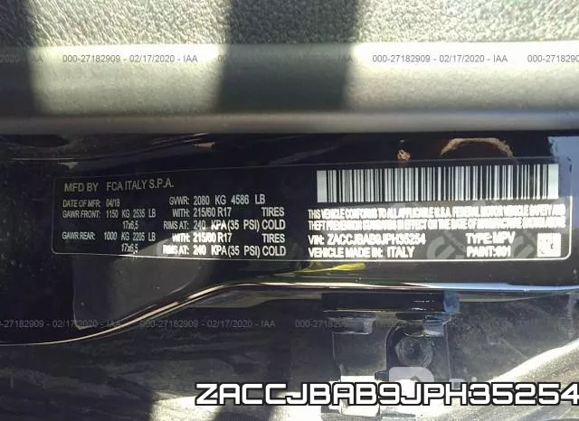 ZACCJBAB9JPH35254 фото 10