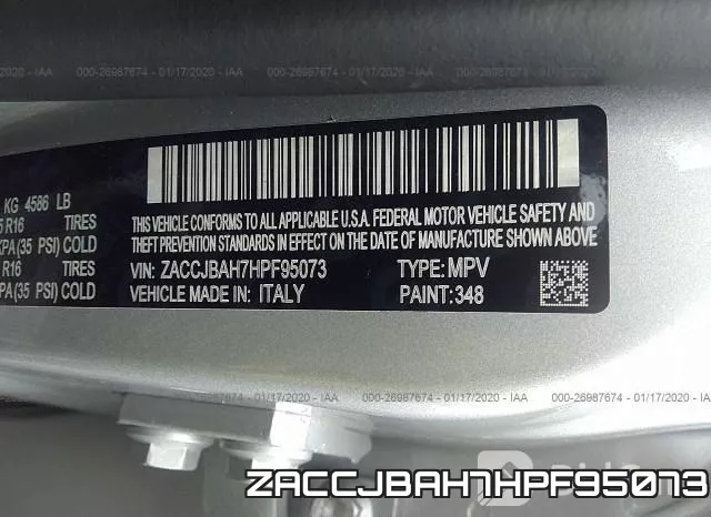 ZACCJBAH7HPF95073 фото 10
