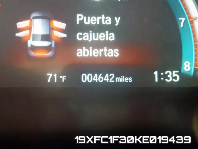 19XFC1F30KE019439 фото 9