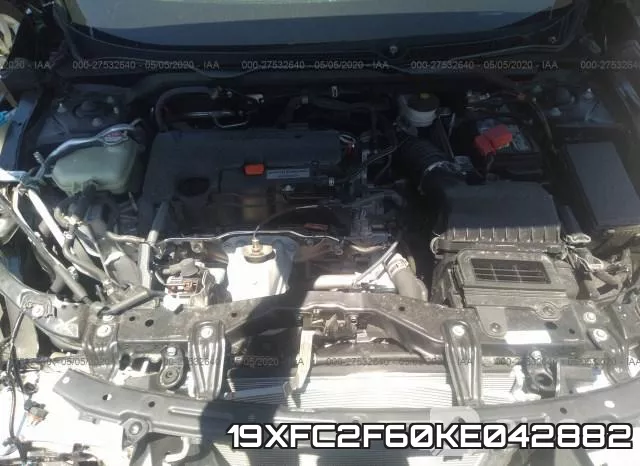 19XFC2F60KE042882 фото 2