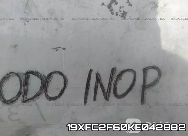 19XFC2F60KE042882 фото 8
