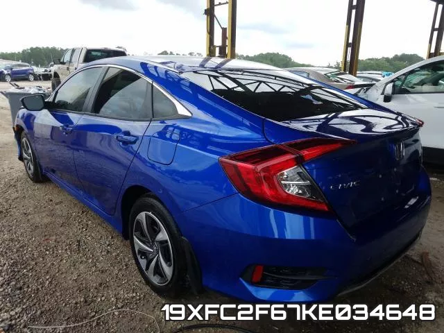 19XFC2F67KE034648 фото 4