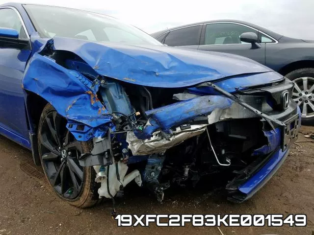 19XFC2F83KE001549 фото 10