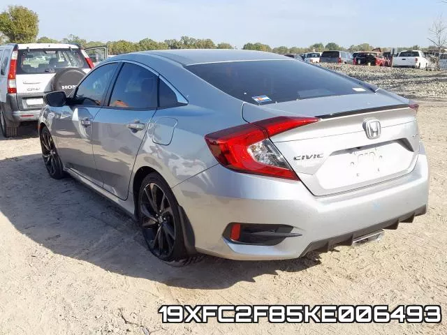 19XFC2F85KE006493 фото 4