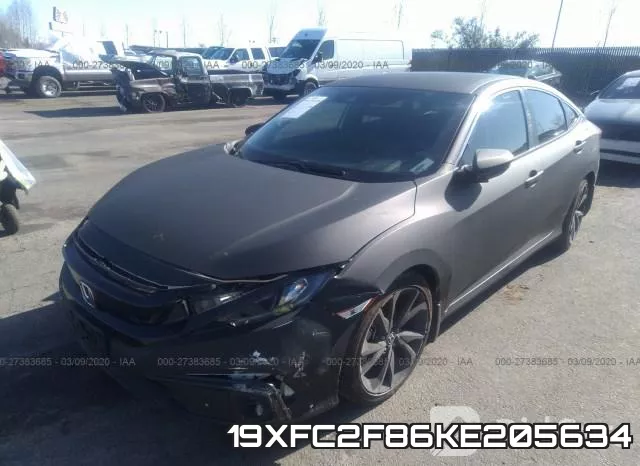 19XFC2F86KE205634 фото 3