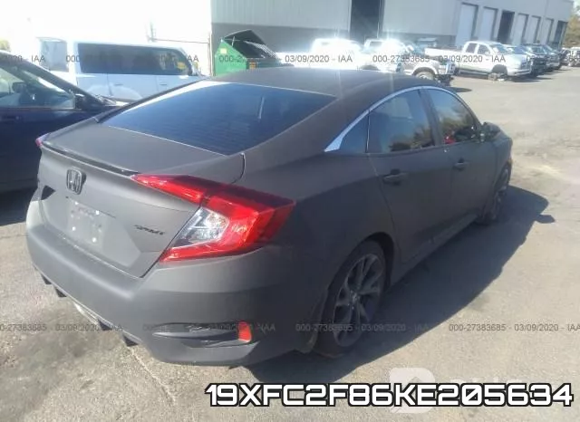 19XFC2F86KE205634 фото 5