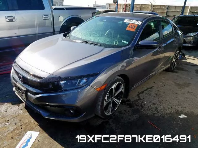 19XFC2F87KE016491 фото 3