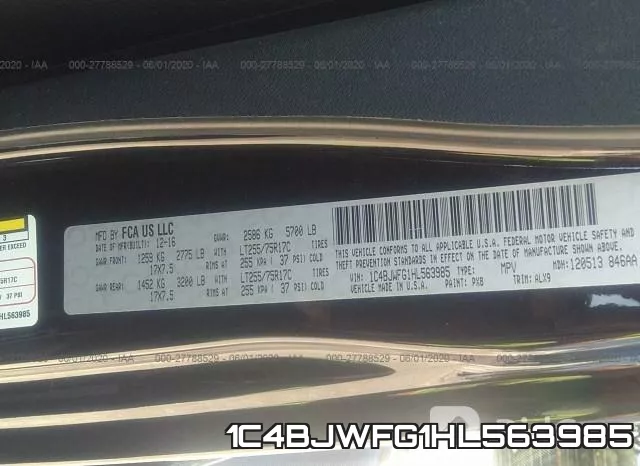 1C4BJWFG1HL563985 фото 10