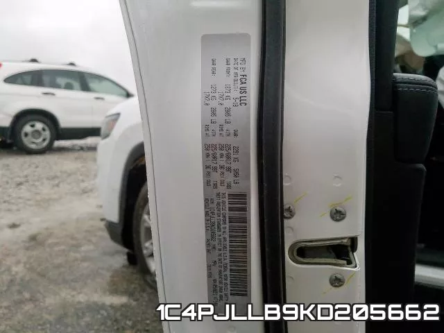 1C4PJLLB9KD205662 фото 2
