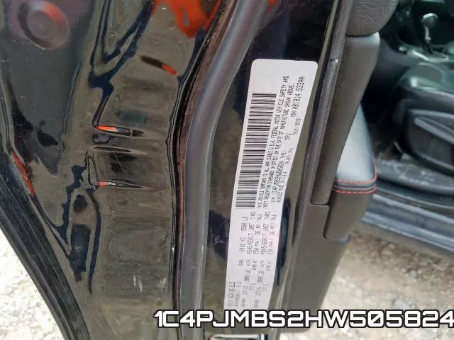 1C4PJMBS2HW505824 фото 2