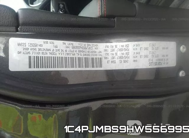 1C4PJMBS9HW556995 фото 10