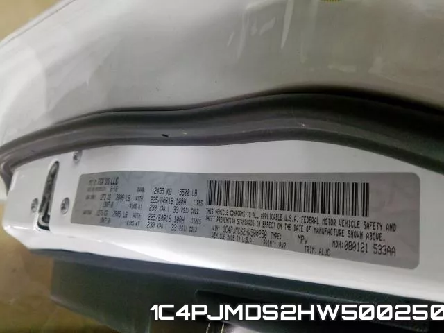 1C4PJMDS2HW500250 фото 2
