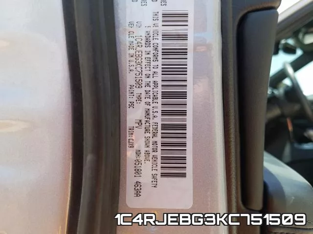 1C4RJEBG3KC751509 фото 2