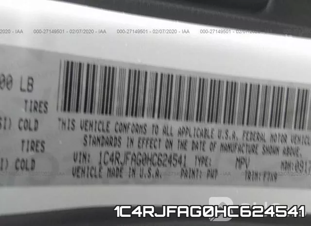 1C4RJFAG0HC624541 фото 10