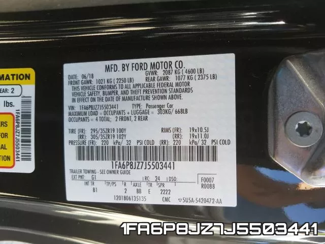 1FA6P8JZ7J5503441 фото 2