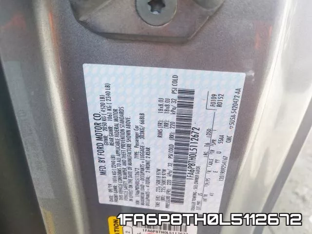 1FA6P8TH0L5112672 фото 2