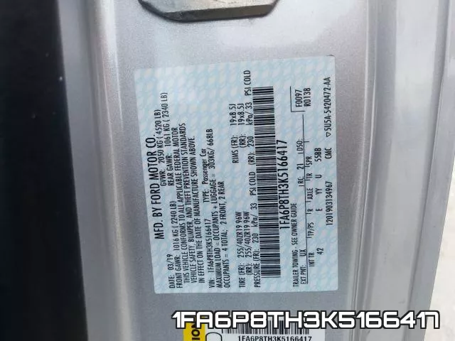 1FA6P8TH3K5166417 фото 2