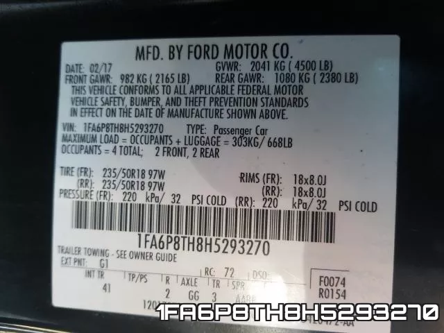 1FA6P8TH8H5293270 фото 2